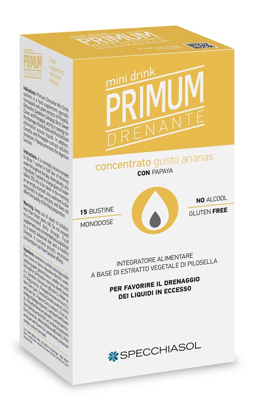 PRIMUM DRENANTE MINIDRINK ANANAS 15 STICK DA 10 ML - Farmapre