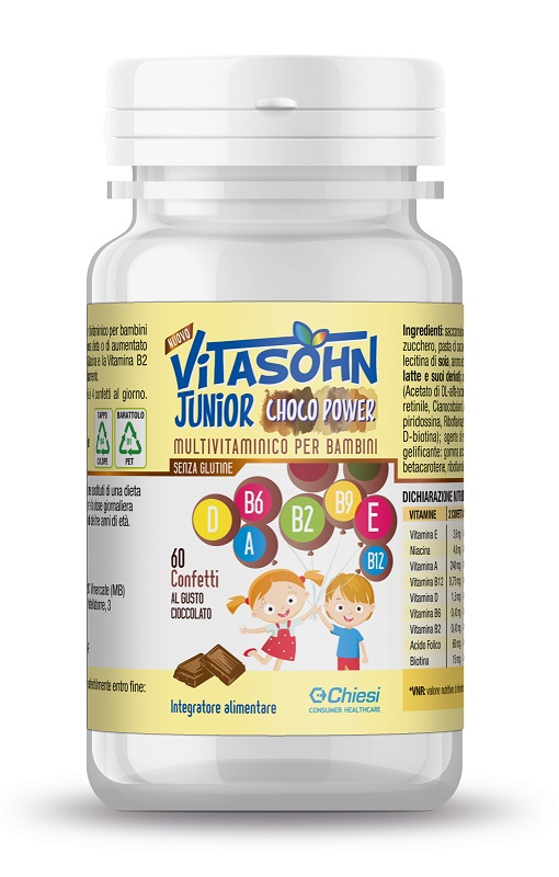 VITASOHN JUNIOR CHOCO POWER 60 CONFETTI - Farmapre