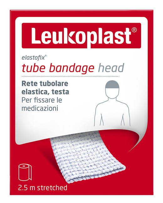 BENDA RETE ELASTOFIX LEUKOPLAST TESTA 2,50 M - Farmapre