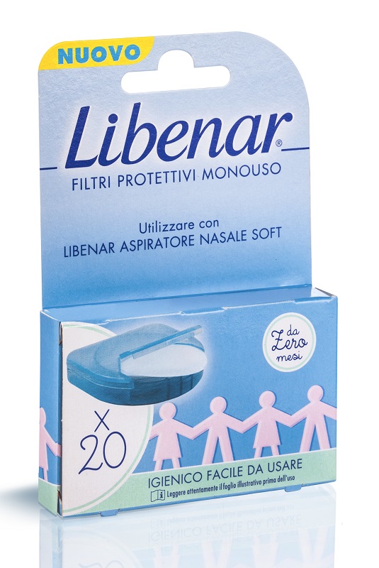 LIBENAR ASPIRATORE NASALE SOFT FILTRI 20 PEZZI - Farmapre