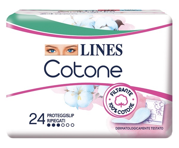 LINES COTONE BIO SALVASLIP RIPIEGATI 24 PEZZI - Farmapre