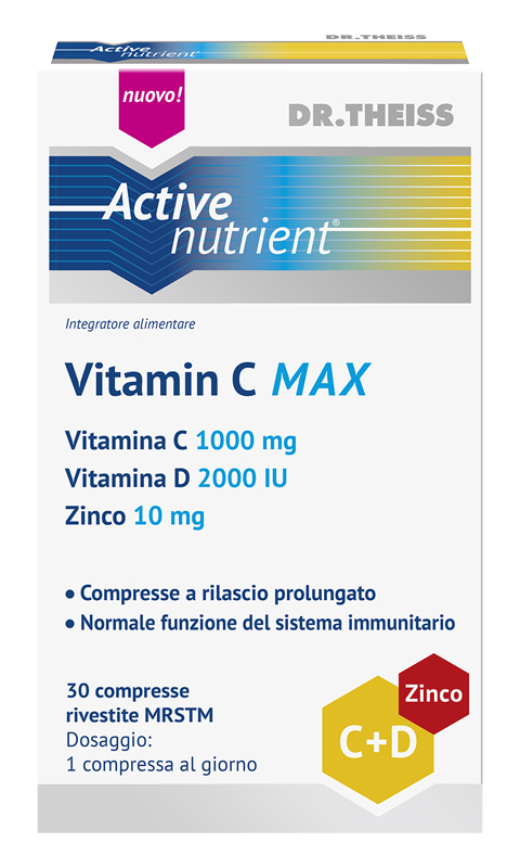 THEISS ACTIVE NUTRIENT VITAMIN C MAX 30 COMPRESSE - Farmapre