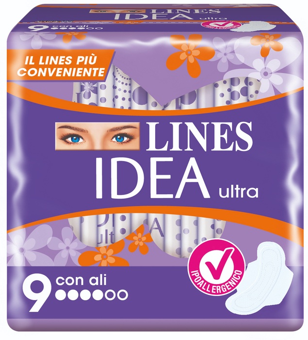 LINES IDEA ULTRA GIORNO ALI 9 PEZZI - Farmapre