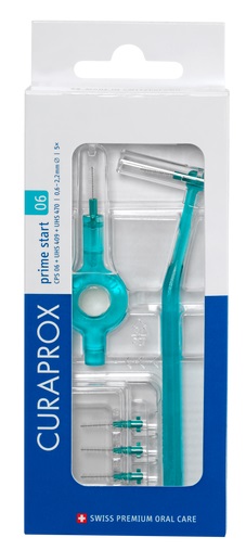 CURAPROX CPS 06 SCOVOLINO PRIME START 06 TURQUOISE 5 PEZZI - Farmapre