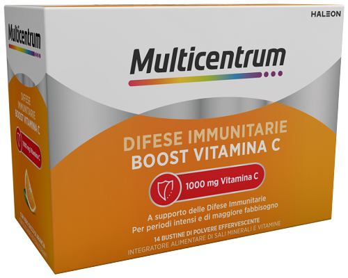 MULTICENTRUM DIFESE IMMUNITARIE BOOST VITAMINA C 14 BUSTINE - Farmapre