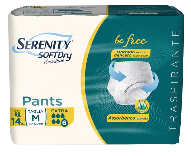 SERENITY PANTS SD SENSITIVE EXTRA M 14 PEZZI - Farmapre