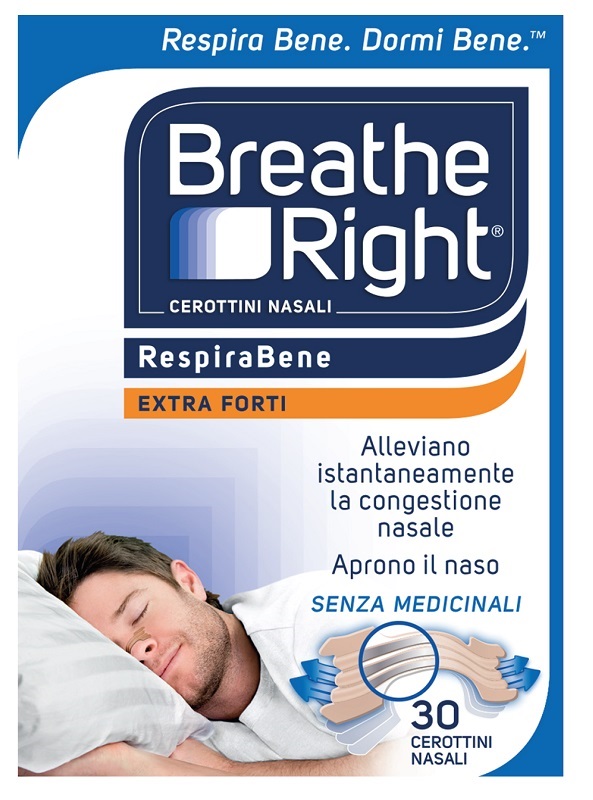 CEROTTI NASALI BREATHE RIGHT EXTRA FORTE 30 PEZZI - Farmapre