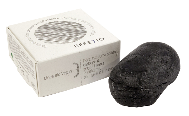 EFFEBIO DOCCIASCHIUMA SOLIDO CARBONE E ARGILLA BIANCA 75 G - Farmapre