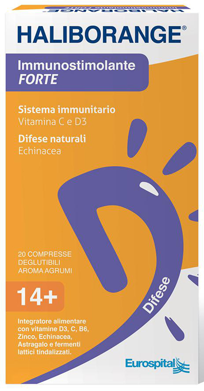 HALIBORANGE IMMUNOSTIMOLANTE FORTE 20 COMPRESSE - Farmapre