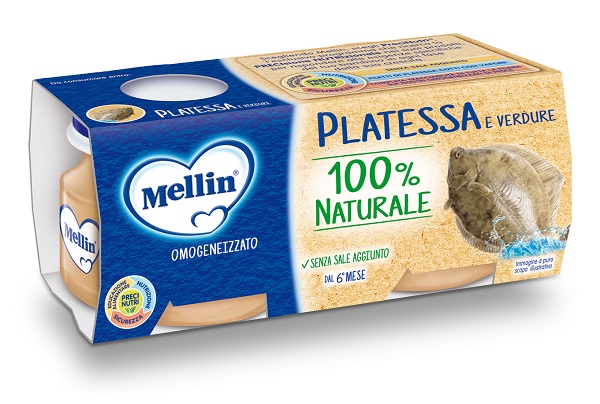 MELLIN OMOGENEIZZATO PLATESSA 4X80 G - Farmapre