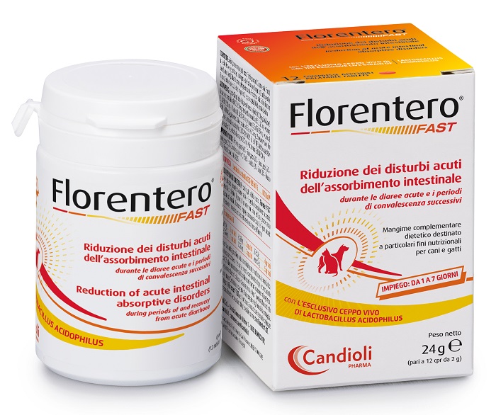 FLORENTERO FAST BARATTOLO DA 12 COMPRESSE APPETIBILI DA 2 G - Farmapre