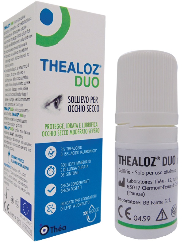 SOLUZIONE OCULARE THEALOZ DUO 10 ML - Farmapre