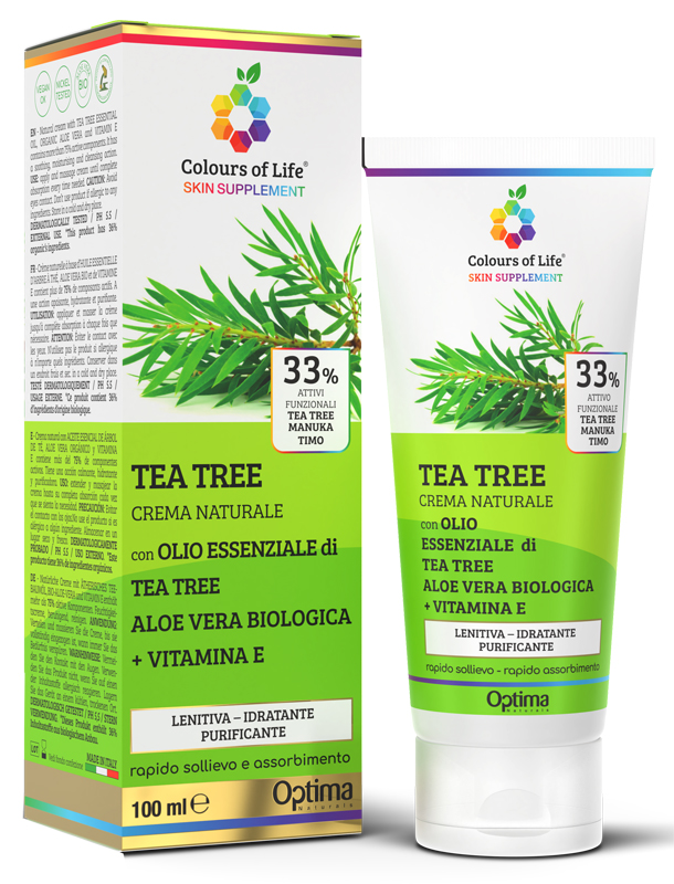 COLOURS OF LIFE SKIN SUPPLEMENT TEA TREE 33% 100 ML CREMA - Farmapre
