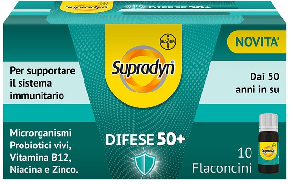 SUPRADYN DIFESE 50+ 10 FLACONCINI 10 ML - Farmapre