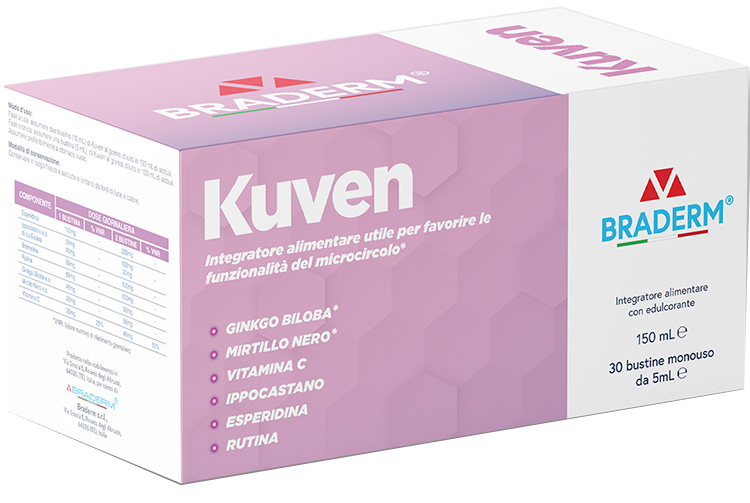 KUVEN LIQUIDO 30 BUSTINE DA 5 ML BRADERM - Farmapre