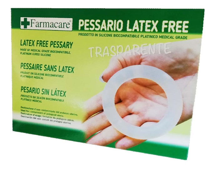 PESSARIO IN SILICONE NEUTRO TRASPARENTE STERILE DIAMETRO 50 MM PER PROLASSO UTERINO - Farmapre