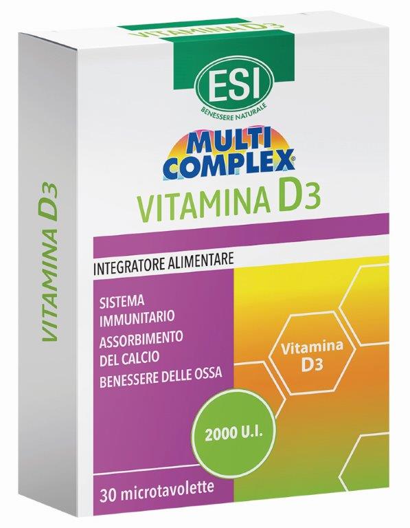 ESI MULTICOMPLEX VITAMINA D3 30 TAVOLETTE - Farmapre