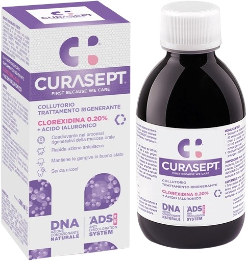 CURASEPT COLLUTORIO ADS DNA TRATTAMENTO RIGENERANTE 200 ML - Farmapre