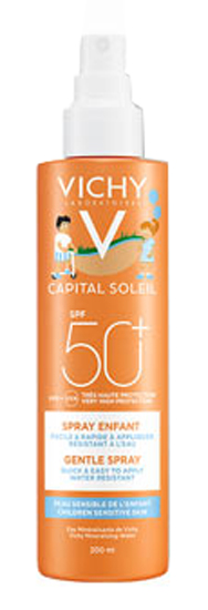CAPITAL SOLEIL SPRAY KID WATER RESIST 50+ 200 ML - Farmapre