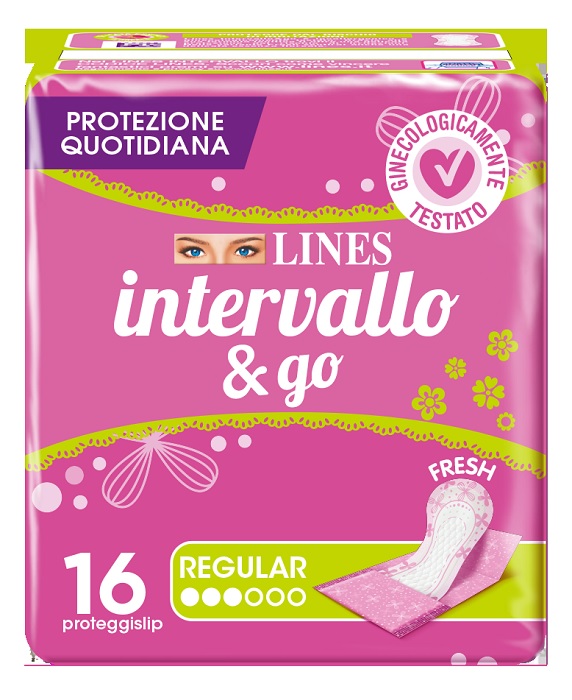 PROTEGGISLIP LINES INTERVALLO FRESH&GO RIPIEGATI 16 PEZZI - Farmapre