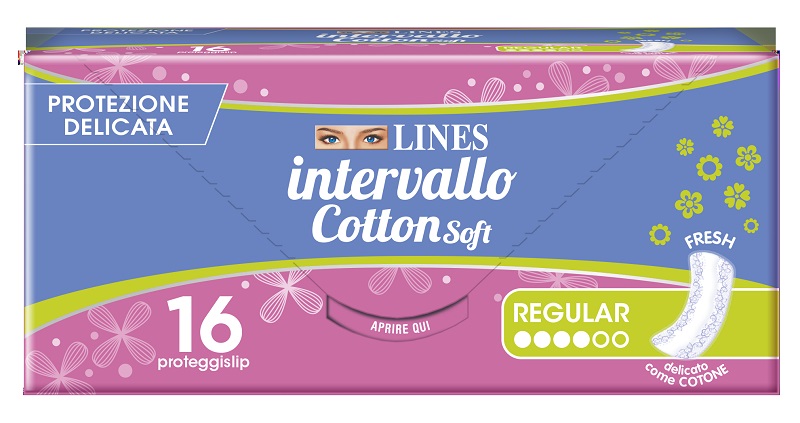 PROTEGGISLIP LINES INTERVALLO COTTON SOFT FRESH DISTESI 16 PEZZI - Farmapre