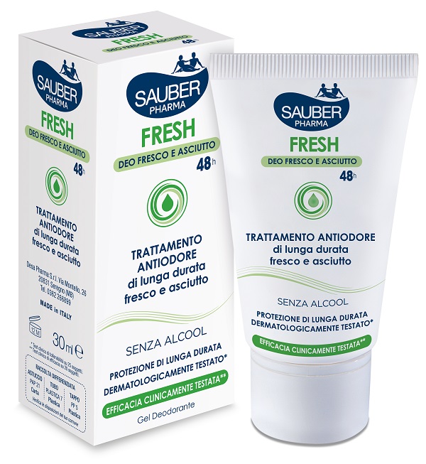 SAUBER FRESH DEODORANTE GEL ASTUCCIO 30 ML - Farmapre