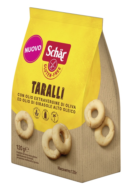 SCHAR TARALLI SENZA LATTOSIO 120 G - Farmapre