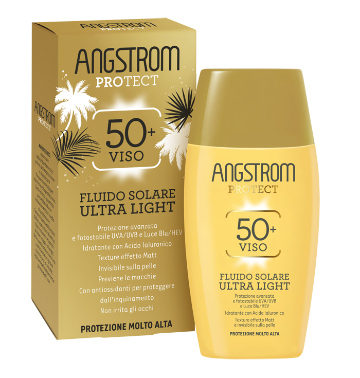 ANGSTROM FLUIDO SOLARE VISO ULTRA LIGHT SPF 50+ 40 ML - Farmapre