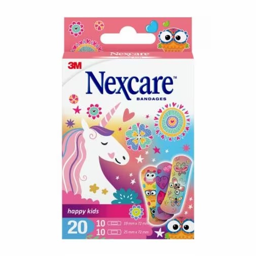 CEROTTO NEXCARE HAPPY KIDS MAGIC BAMBINE 20 PEZZI - Farmapre
