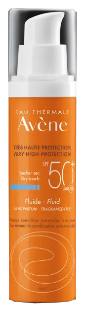 AVENE SOL FLUIDO SPF50+ SENZA PROFUMO NUOVA FORMULA 50 ML - Farmapre