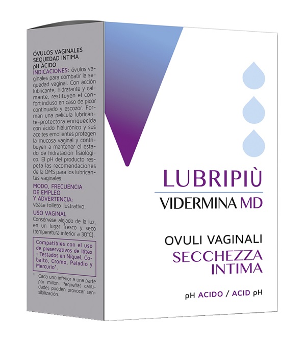 VIDERMINA LUBRIPIU' OVULI VAGINALI 2 BLISTER DA 5 OVULI - Farmapre