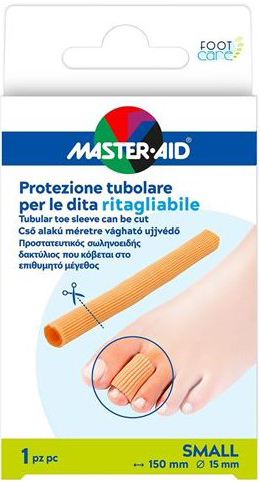 PROTEZIONE TUBOLARE MASTER-AID FOOTCARE RITAGLIABILE 15 CM 15 MM SMALL C6 - Farmapre