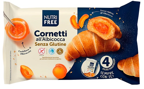 NUTRIFREE CORNETTI ALBICOCCA 4X60 G - Farmapre