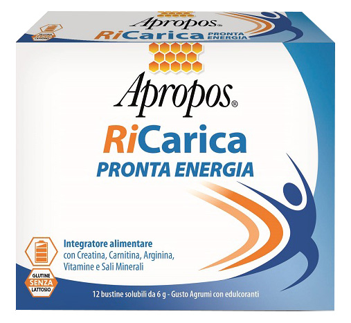 APROPOS RICARICA PRONTA ENERGIA 12 BUSTINE 6 G - Farmapre