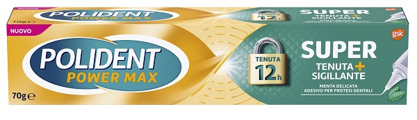 POLIDENT SUPER TENUTA+SIGILLANTE MENTA DELICATA ADESIVO PROTESI DENTALE 70 G - Farmapre