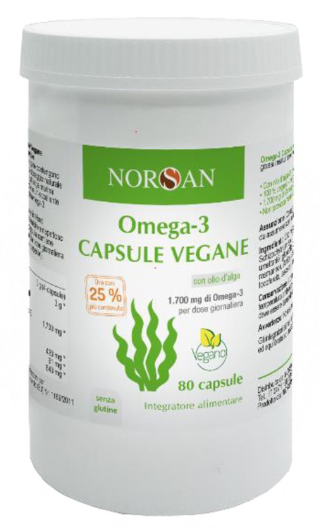 NORSAN OMEGA 3 VEGANO 80 CAPSULE - Farmapre