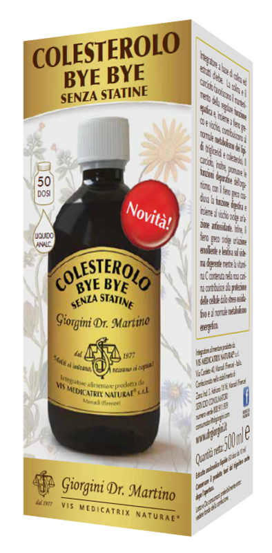 COLESTEROLO BYE BYE SENZA STATINE 500 ML - Farmapre