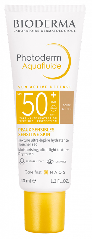 PHOTODERM AQUAFLUIDE DORE SPF50+ 40 ML - Farmapre