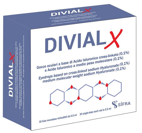 GOCCE OCULARI DIVIAL X 30 FIALE MONODOSE RICHIUDIBILI DA 0,5 ML - Farmapre