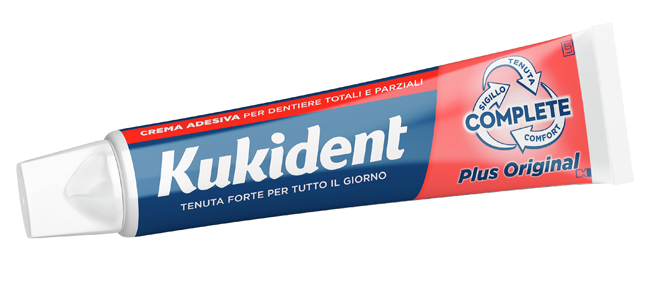 KUKIDENT PLUS ORIGINAL CREMA ADESIVA DENTIERE 65 G - Farmapre