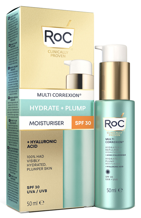 ROC MULTI CORREXION HYDRATE+ PLUMP IDRATANTE VISO SPF30 50 ML - Farmapre