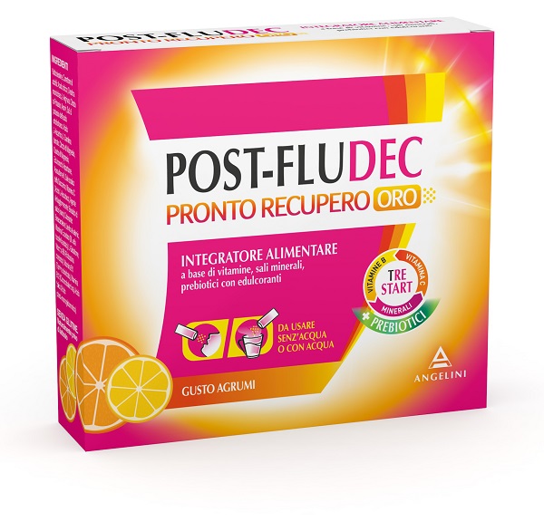 POSTFLUDEC AGRUMI PRONTO RECUPERO ORO 12 BUSTINE - Farmapre