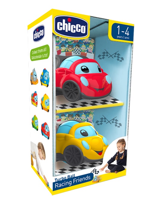 CHICCO GIOCO TURBO BALL - RACING FRIENDS - Farmapre
