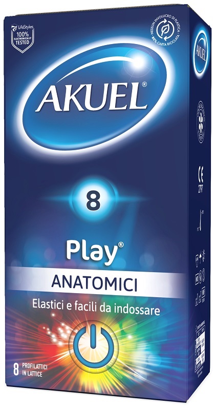PROFILATTICO AKUEL PLAY ANATOMICO 8 PEZZI - Farmapre