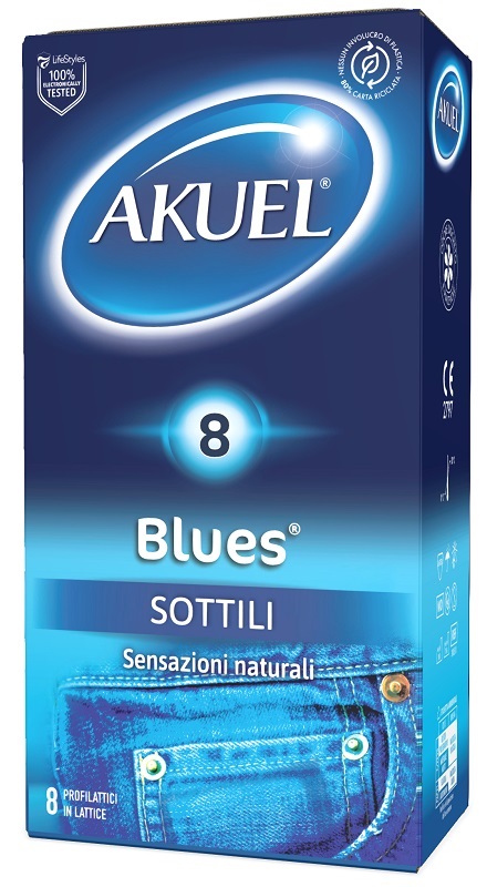 PROFILATTICO AKUEL BLUES SOTTILE 8 PEZZI - Farmapre