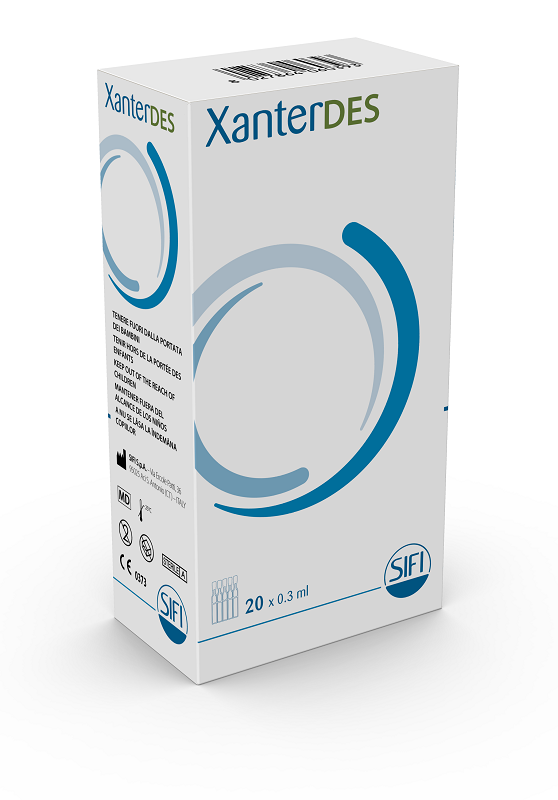 XANTERDES SOLUZIONE OFTALMICA 20 FLACONCINI MONODOSE DA 0,3 ML - Farmapre