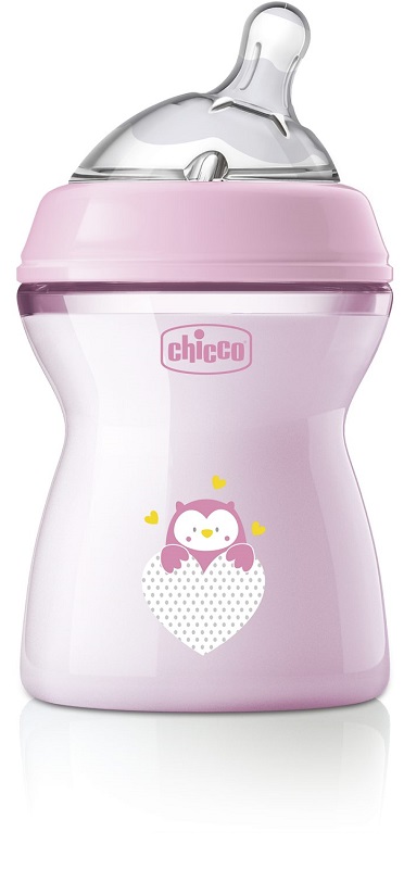 CHICCO BIBERON NAT FEEL PP 2M+ 250 ML BIMBA - Farmapre