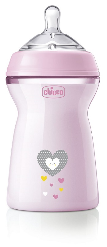 CHICCO BIBERON NAT FEEL PP 6M+ 330 ML BIMBA - Farmapre