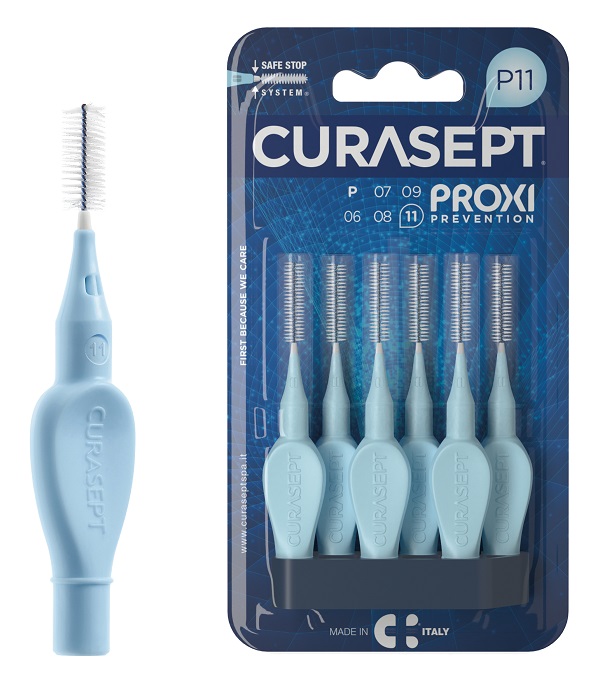 CURASEPT PROXI P11 AZZURRO/LIGHT BLUE 6 PEZZI - Farmapre