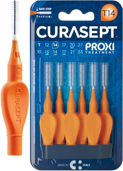 CURASEPT PROXI T14 ARANCIO/ORANGE 6 PEZZI - Farmapre